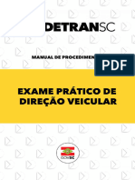 Prova Prática do Detran: Regras e Percurso | PDF | Tráfego | Transporte