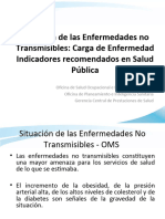 Situación de Las Enfermedades No Transmisibl