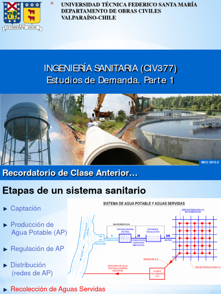 Estudios de Demanda de Agua Potable | PDF | Agua | Consumo (economía)