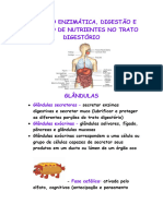 SECREÇÃO ENZIMÁTICA - Resumo Completo