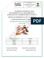 Seguimiento Al Desarrollo Junio 2020