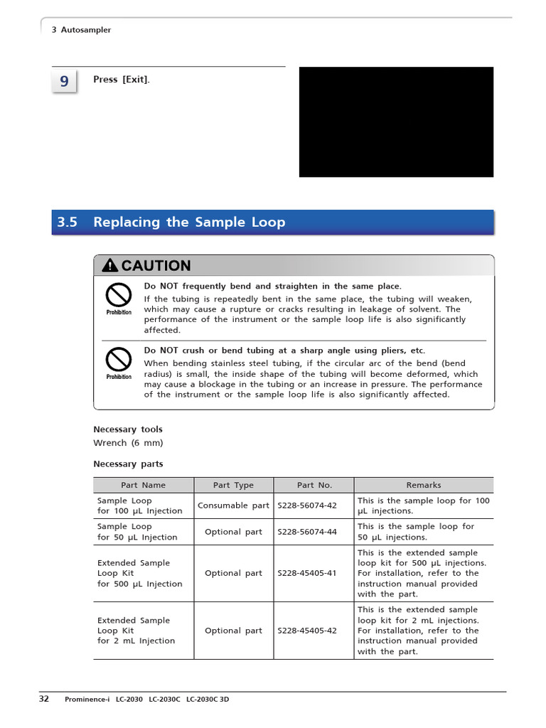 Sample Loop Replacement Guide | PDF | Pipe (Fluid Conveyance ...