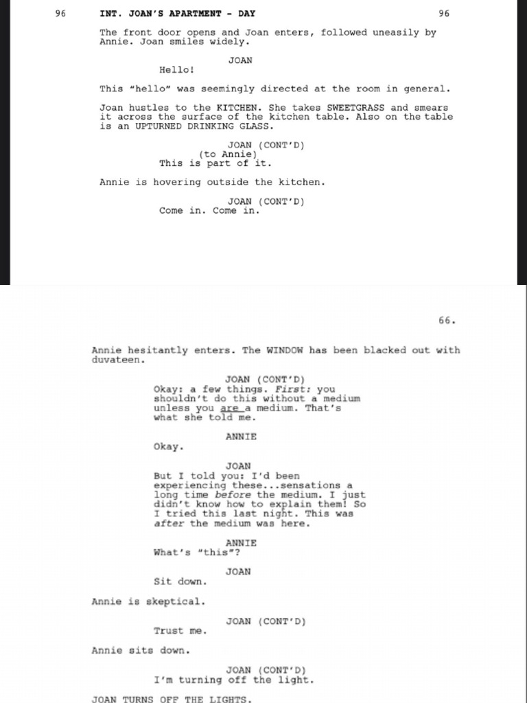 Hereditary Scene Pdf