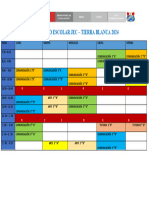 Horario Escolar Jec