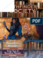 Pathfinder 2e - Society Year of Boundless Wonder Intro