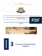 Ue 3 - Processo Orçamentário Federal