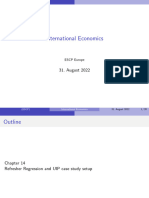 Regression - Slides and UIP Case-Study Setup