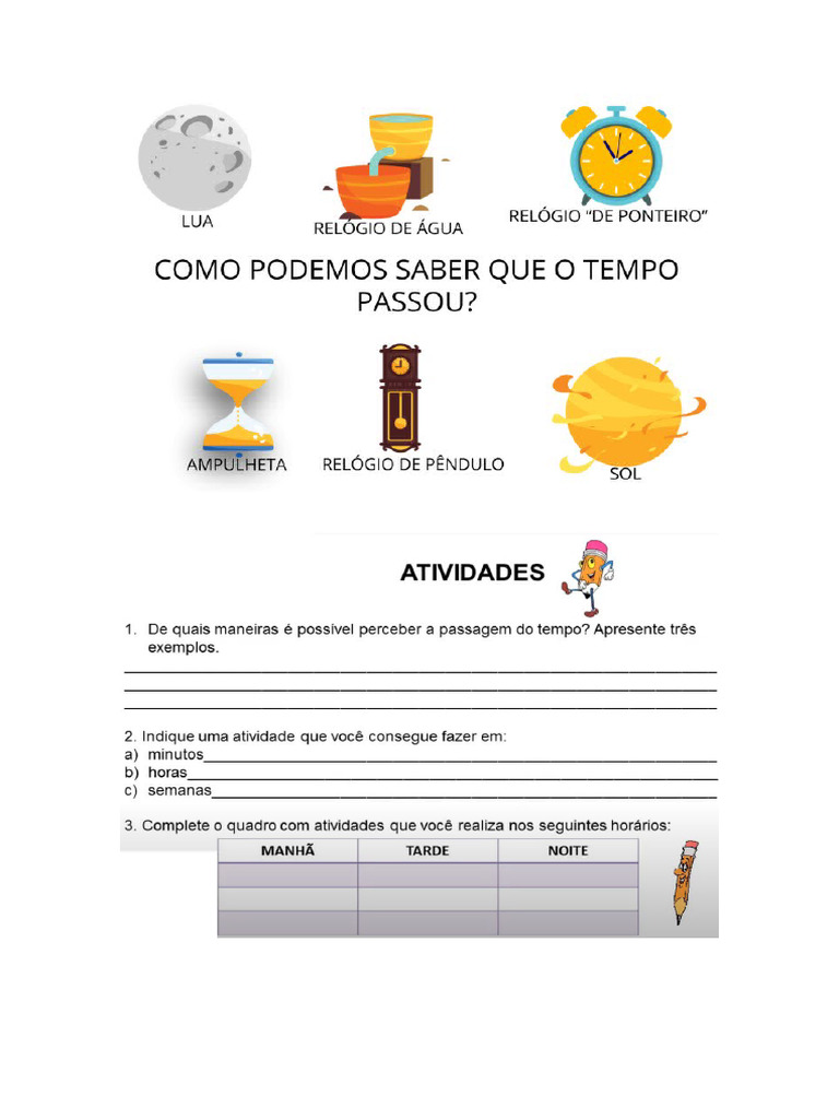 Como Percebemos o Tempo Passar | PDF