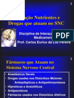 Interação Nutrientes e Drogas Que Atuam No SNC