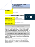 Análisis para Sentencias Corte Constitucional