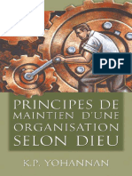 Principes de Maintien Dune Organisation Selon Dieu