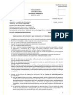 Indicaciones Importantes Que Debe Leer El Y Firmar El Estudiante