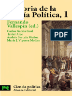 Vallespín, Fernando Aspectos Metodológicos en La Historia de La Teoría Política