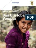 Finanzas Públicas - San Cristóbal, Alta Verapaz