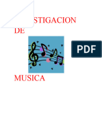 Investigacion de de Musica