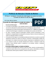 8 AULA - POLÍTICAS DE ATENÇÃO À SAÚDE DA MULHER Apostila Aluno (A)