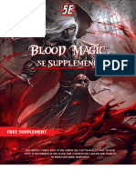 Blood Magic - Warlock and Wizard Supplement 5e - The Homebrewery