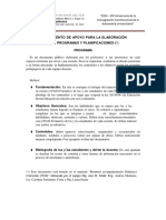 Documento de Apoyo Para La Elaboración de de Programas y Planificaciones 2024