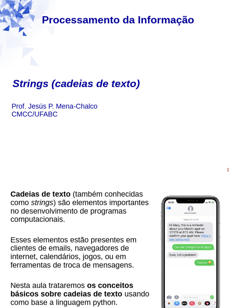 Introdução a Strings em Python | PDF | String (Ciência da Computação ...