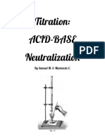 Tratio: Acid-Base Neutral Atio: B Samue M. & Macke I C