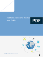 Hillstone Transceiver Module Reference Guide