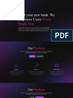 Banking and Finance Dark Theme Presentation Template