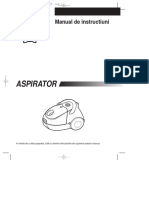 Aspirator: Manual de Instructiuni