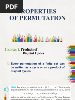 Properties of Permutations