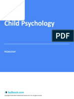 Child Psychology - Study Notes