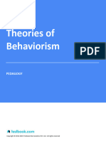 Theories of Behaviorism - Study Notes