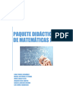 Paquete Didactico Matematicas I