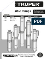 Submersible Pumps: Manual