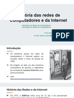 Aula 01 - Histria Das Redes de Computadores e Da Internet