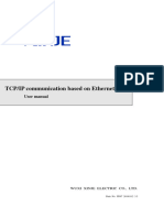 TCPIP Communication Based on Ethernet Xinje