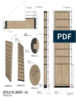 LayOut Lamina de Detalle Libreros A 01 - 4.50M