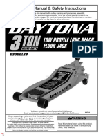 Manual Gata Hidraulica Daytona 3ton