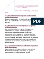 U1 Artículo 6_ Consideraciones sobre el populismo