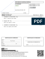 Receituário de Controle Especial: DR (A) - Bianca Catarina Melo Barbiero