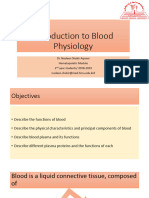 1-Introduction to blood physiology