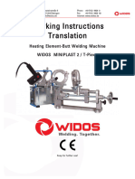 Plastic Welding Machine Workshop Up To OD 110 MM Miniplast T Electric 2019