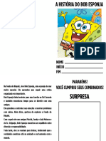 A HISTÓRIA DO BOB ESPONJA