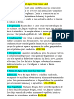 El Fascinante Ciclo Del Agua - Docx23