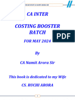 Cost Booster May 24