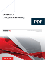 SCM Cloud Using Manufacturing
