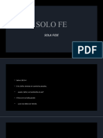 Solo Fe