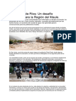 Desbordes de Ríos - Un Desafío Constante para La Región Del Maule