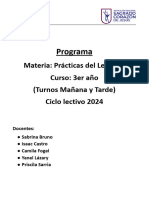 3ro A - PDL - Fogel - Programa 2024