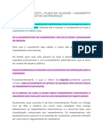 Casamento Nulo - Anulavel Suspensivo