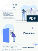 Paronimia, Sinionimia y Antonimia