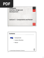 COS30043 Lecture 05 - Components and Router